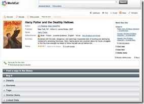 Harry Potter and the Deathly Hallows (Book, 2007) [WorldCat.org]